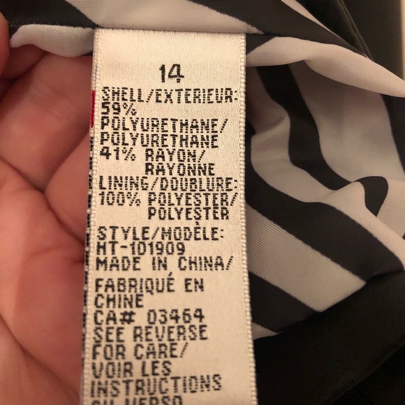 Black Pleather Jacket/Blazer - Picture 6 of 6